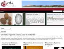 Tablet Screenshot of irphe.fr